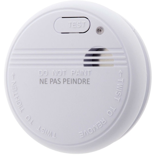 [2167.241] Détecteur De Fumée NF - Garantie 5 Ans - Autonomie 3 Ans - Livré Avec Pile Et Accessoires De Pose