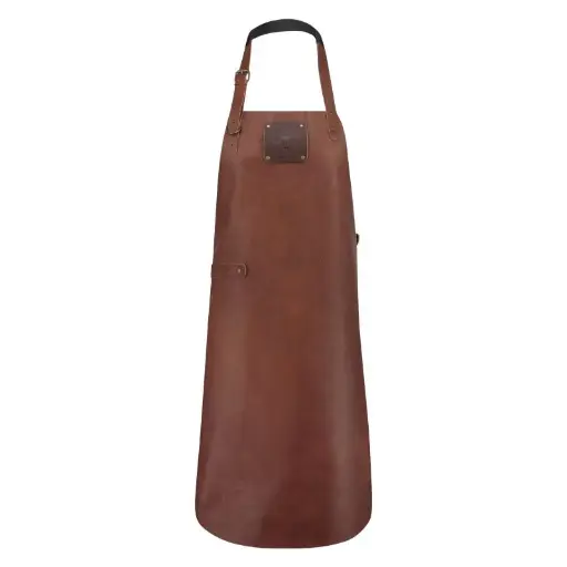 Tablier en cuir de buffle