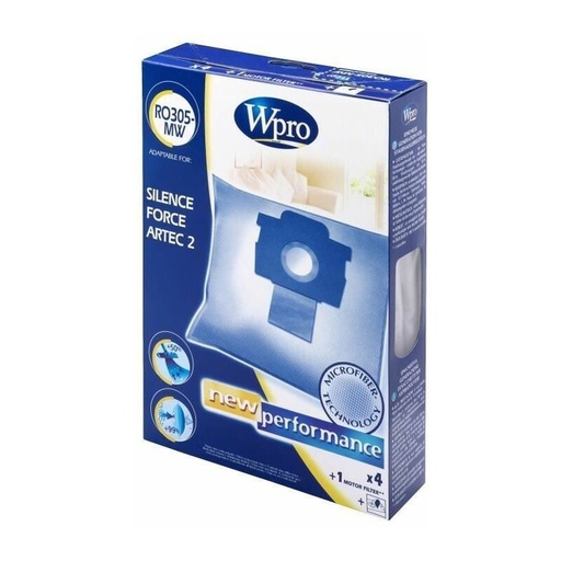 WPRO RO305-MW Sacs Pour Aspirateur ROWENTA